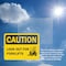 Signmission Look Out For Forklifts Caution Sign, Plastic, 14in W x 10in L, 2PK OS-2PACK-CS-P-1014-L-19198 - alternate 6